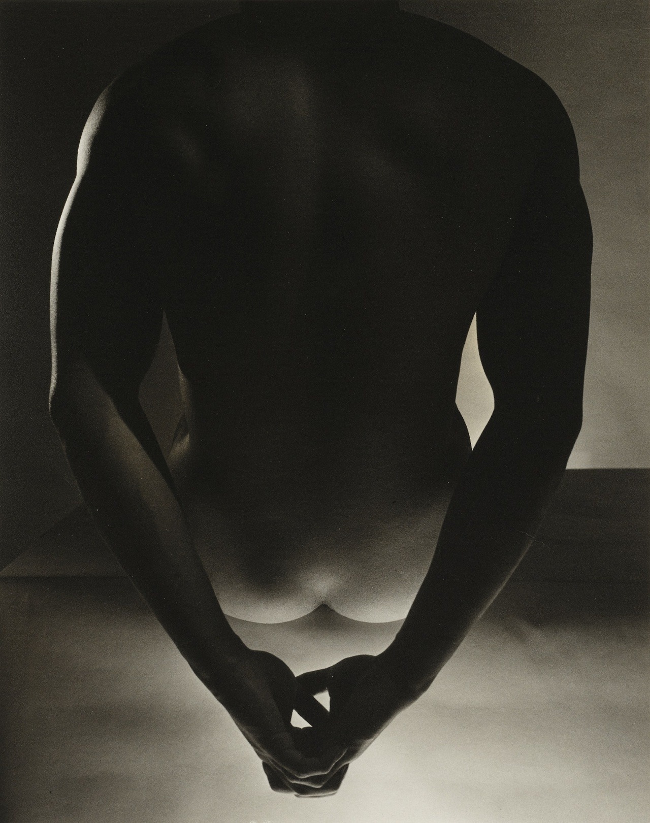 desimonewayland: Horst P. Horst MALE NUDE, HANDS BEHIND BACK, 1955 via: Sotheby’s