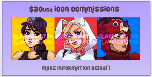 Icon Commissions to raise money for a trip to see my S/O in the US! ♥♥♥ICON SLOTS OPEN: 7/7 (Updated