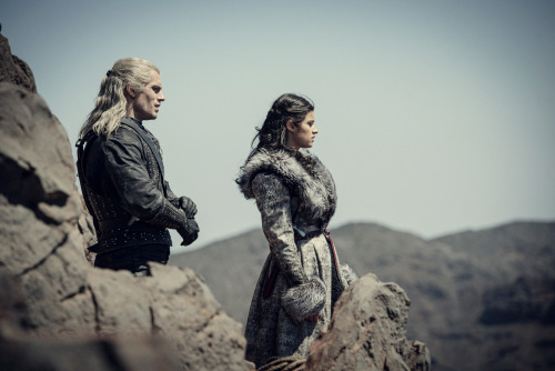 dailygeraltyennefer: Henry Cavill and Anya Chalotra as Geralt and Yennefer