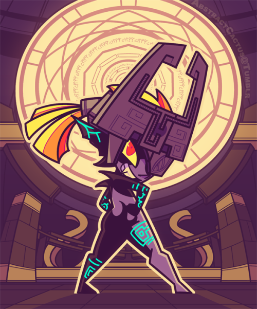 abstractcactus:Midna! This was a commission for magicalmesican . Thank you for commissioning me!