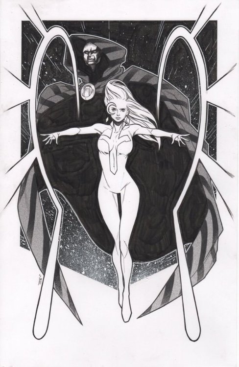 bear1na:  Ben Grimm - The Thing, Cloak and Dagger, Magneto, Thor ,Spiral, and Magik by Jim Towe *