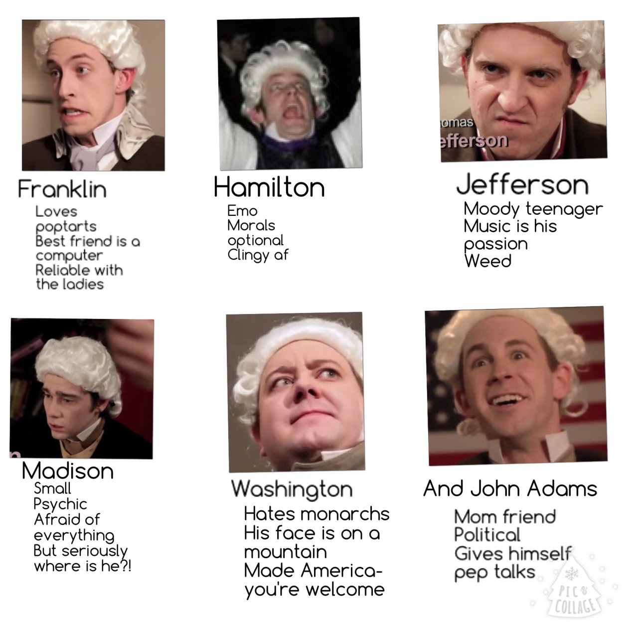 captainjazzhands:  Tag yourself, I’m John Adams 