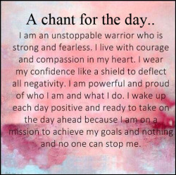 wiccateachings:  A chant for the day.