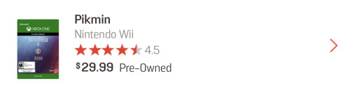 Hm, Im Gonna Be Real With You Gamestop That Doesnt Look Like Pikmin