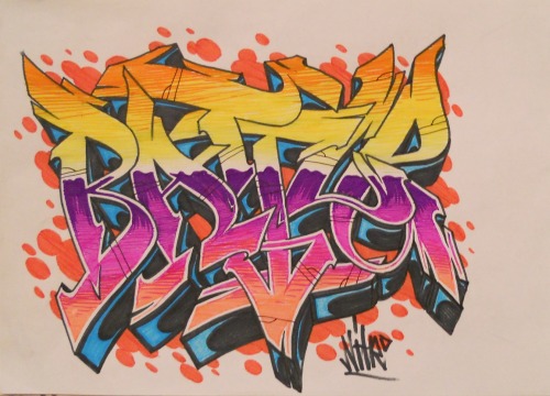 sketch for a wall