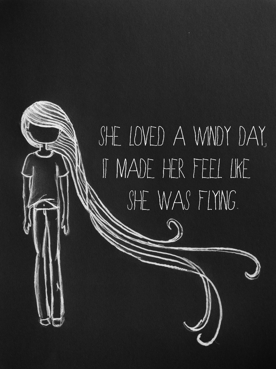 hitrecord:  “the girl with the long hair” 