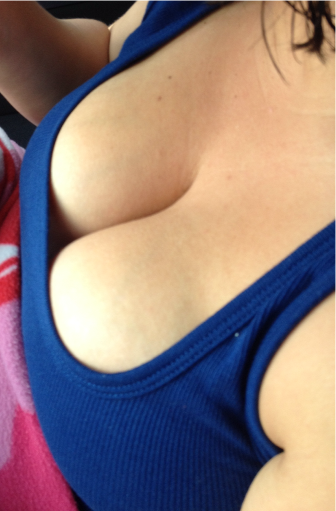 pawgwife69:  Mo’ titties!!!You could use these for a big dick holder or to drop