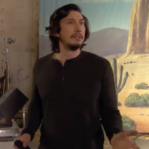 kyloholic:i’d not only like thank god but jesus for adam driver and this snickers behind the scenes 