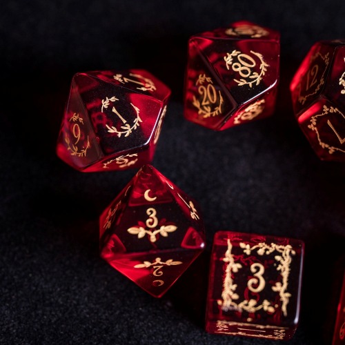 dnd-apothecary: sosuperawesome: Plant Vine Patterned Dice Sets URWizards on Etsy You ever just look 