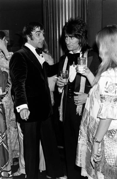 Ronnie Wood And Keith Moon, 1977.