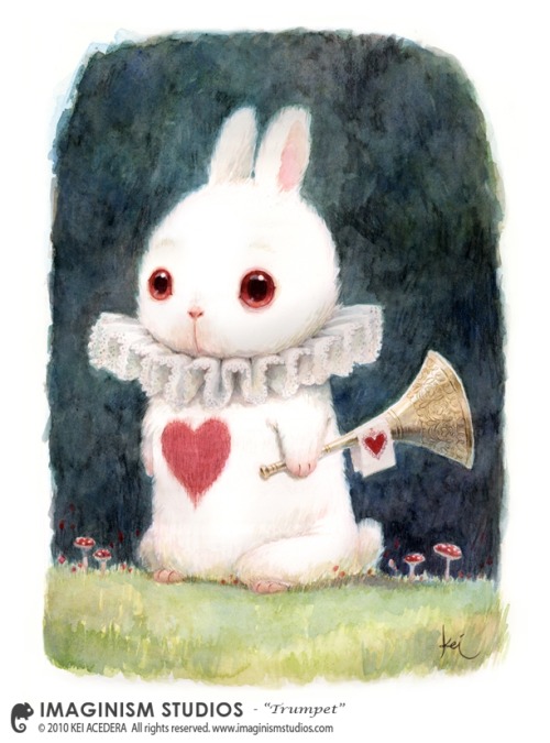 solairebee:  Various works by Kei Acedera Kei Acedera lives in Toronto, Ontario in Canada. Her whimsical works have been part of the character design process for Tim Burton’s 2010 adaption of Alice and Wonderland. The thing I’ve discovered over the