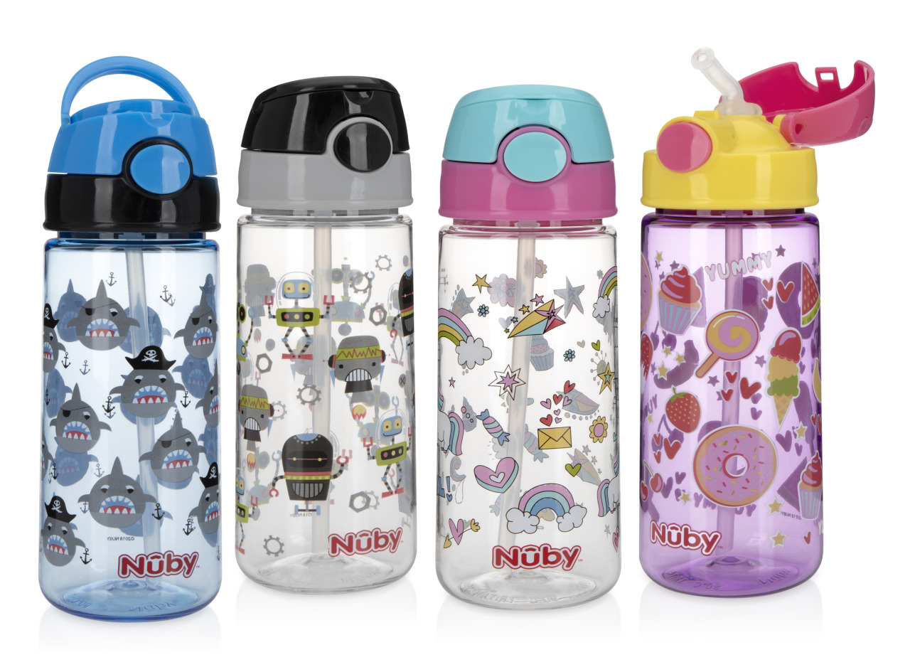 Nuby Thirsty Kids Stainless Steel Reflex Cup 