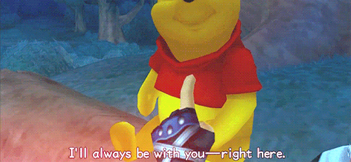 Pooh: Right, Sora? Sora: And All Of You, Are Right Here Too.