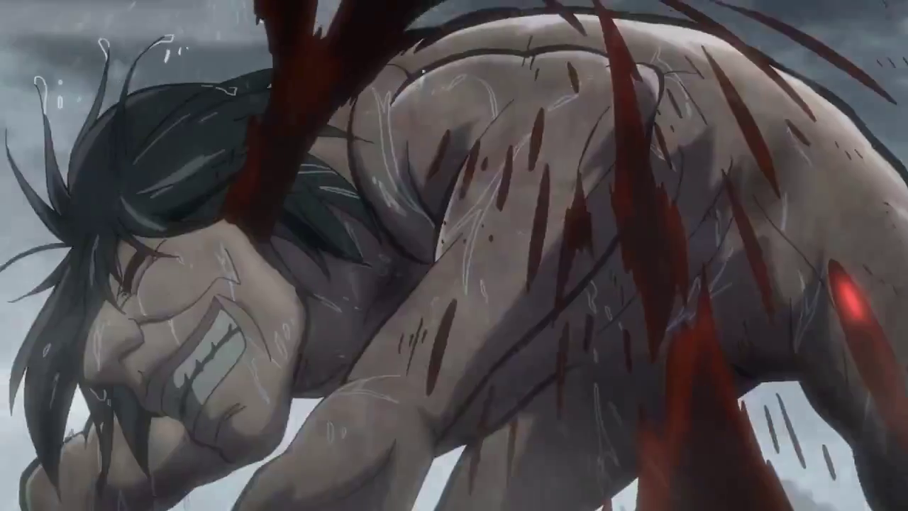 justmytwodinars:  Levi + Titan Fight - Attack on Titan OVA - No Regrets Part 2 