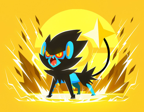 julesdrawz: A Luxray commission I did recently