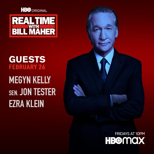 HBO Real Time Guests: Friday, Feb. 26, 2021