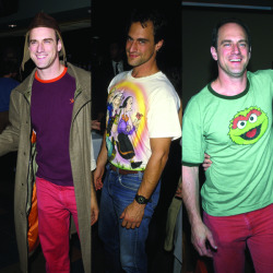 imwithkanye:  Vintage Christopher Meloni. (Apparently there was a time Chris was obsessed with red pants.)