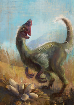 meguskus:  Thanks for following me, dozens of new followers! Here, take this oviraptor. 