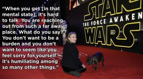 theorganasolo:Thank you Carrie Fisher for not only being an amazing actress and author but for being