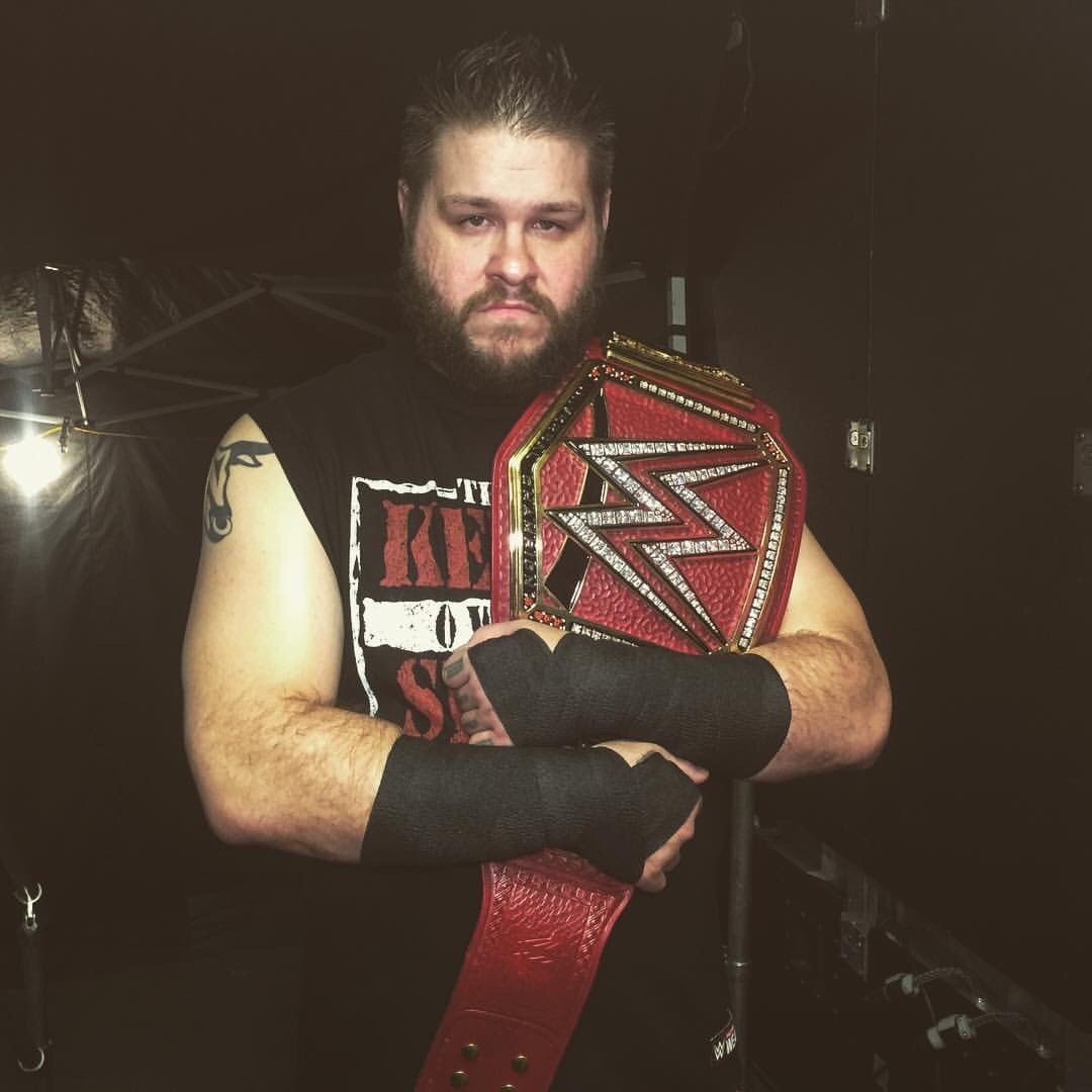 lasskickingwithstyle:  wwe: A defiant #KevinOwens stands against @goldberg95 to defend