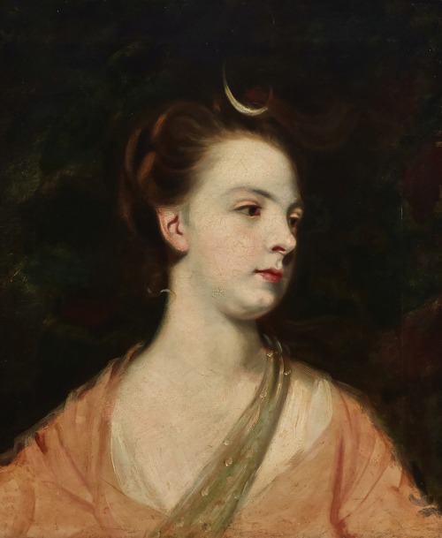 hildegardavon:After Sir Joshua Reynolds, 1723-1792Portrait of Lady Anne Dawson as Diana, n/d, oil on