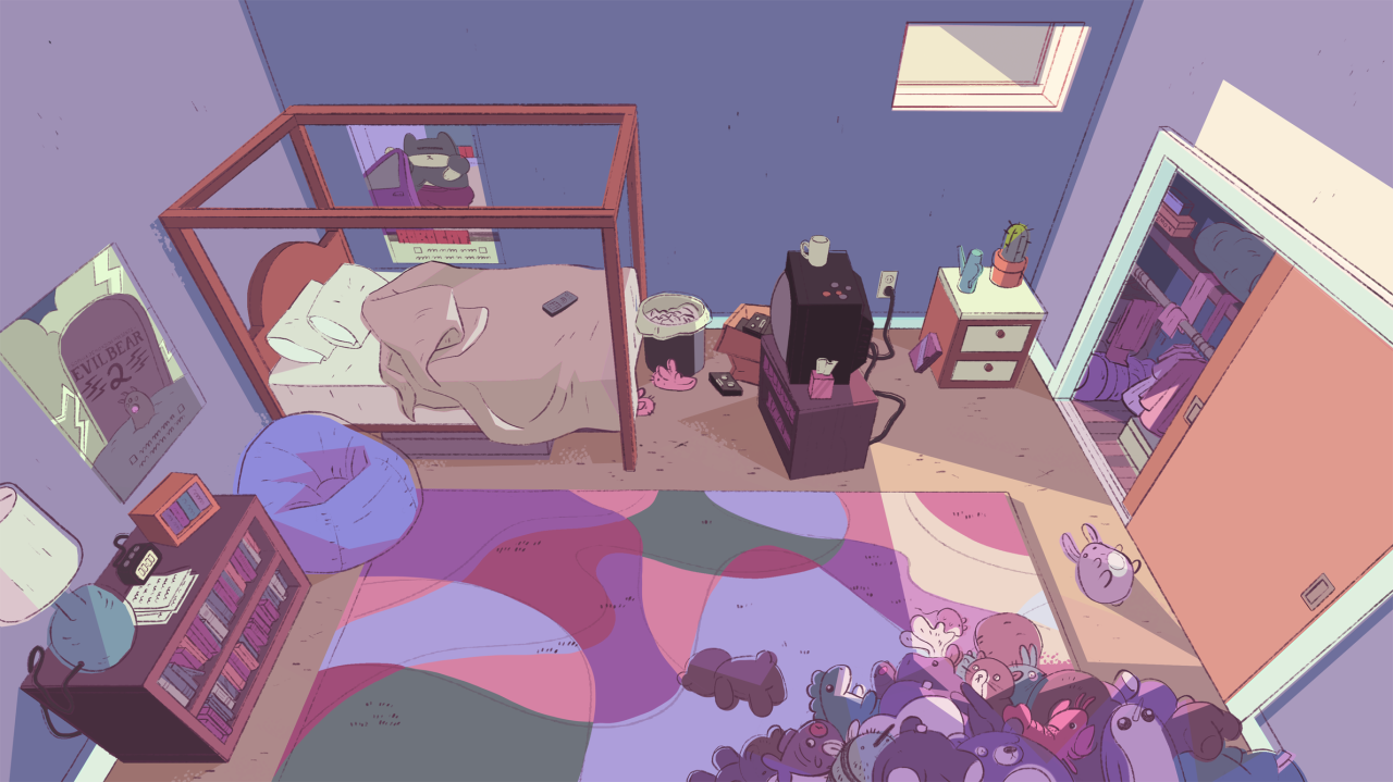 A selection of Backgrounds from the Steven Universe episode: Sadie&rsquo;s SongArt