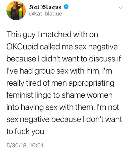 informative-feminist:I’m sex positive for me. And that’s what being sex positive is abou