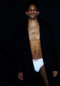 christos:  Junior Vasquez by Alexander Thompson – Backstage at Willy Chavarria A/W 2018