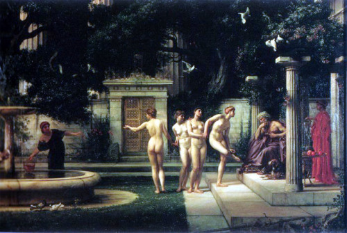 A Visit to Aesculapius by Edward John Poynter (click to enlarge)