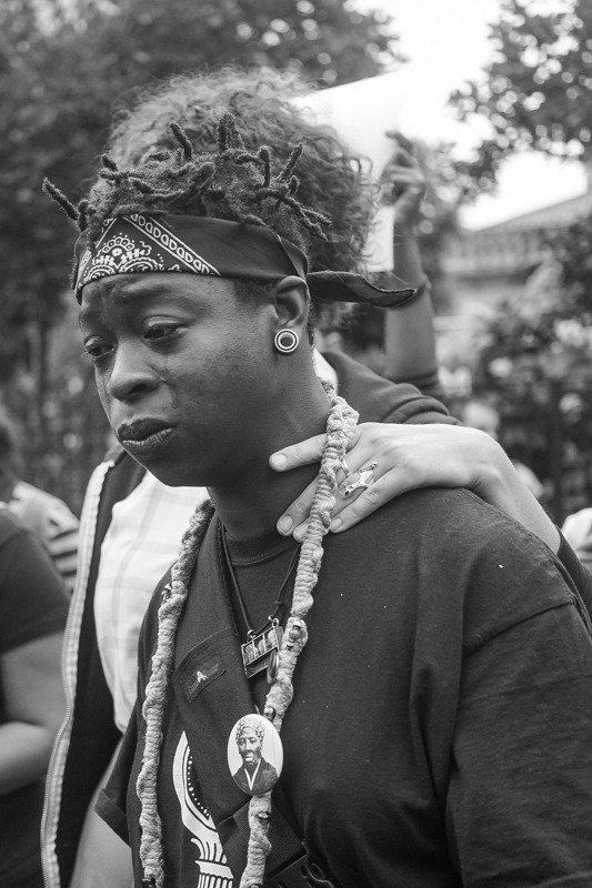 activistnyc:  Tears ran down the faces of activists at the vigil for African Methodist