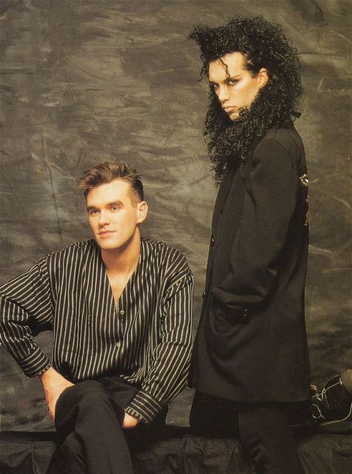 dec0mposing: Morrissey and Pete Burns, 1985.