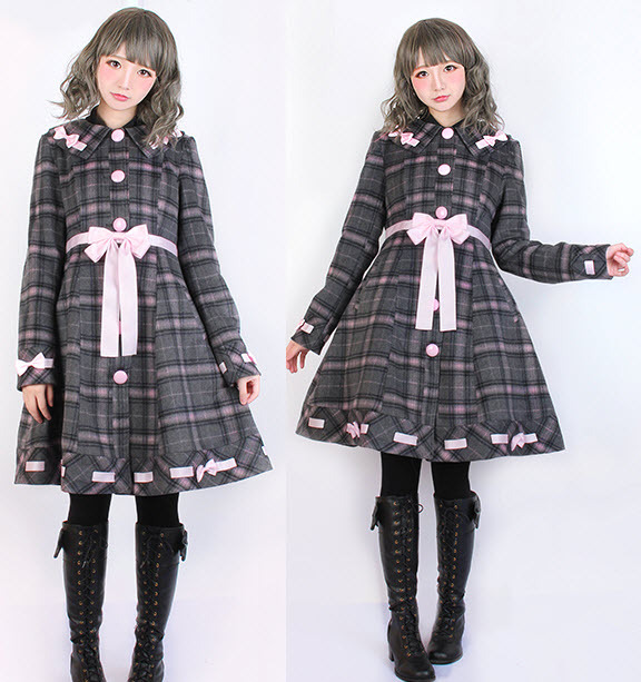 lolita-wardrobe: New Release: Pumpkin Cat 【-A Little Lady-】 Lolita Coat ◆ Quick