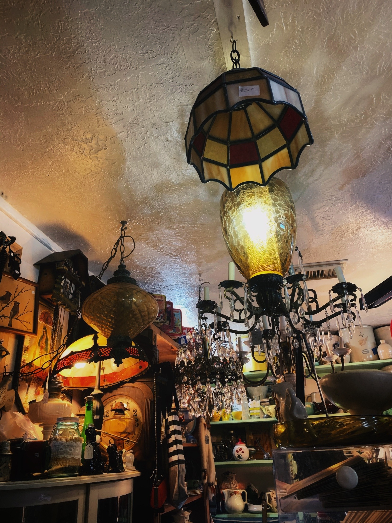 archae-heart-deactivated2021012:The only valid antique shops are the ones that look like this—pieces strewn from rafters and overflowing into aisles that are packed so tight you have to play Twister to walk through them without breaking everything and