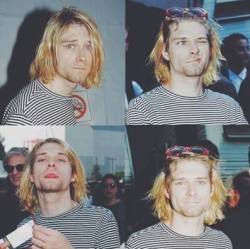 thisisdeadworld:  He looks happy here, right? Hope he’s happy wherever he is now. :) My hero, Kurt Cobain. 