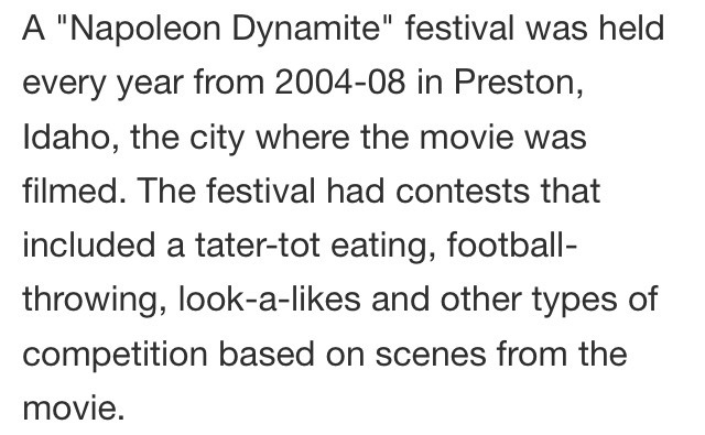 grimelords:  Imagine how grim the diminished crowds of the 2008 Napoleon Dynamite