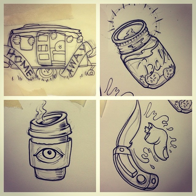 THE BUTCHER PAPER — #tattoo #moonshine #airstream #knife #coffee