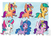 Sex have some pastel ponies done as warmup before pictures