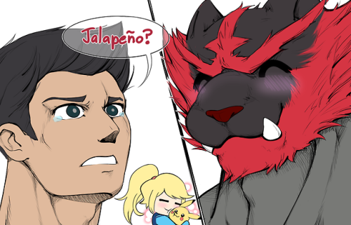 saberwriter: daily-incineroar: little mac finds his lost cat (based off this idea)