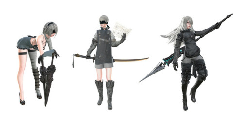 Gestalt costume DLC&hellip; when?http://www.siliconera.com/2017/04/17/nier-automata-dlc-includes-cos