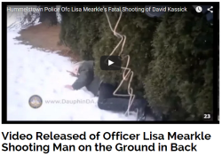 4mysquad:  Video Released of PA Police Officer