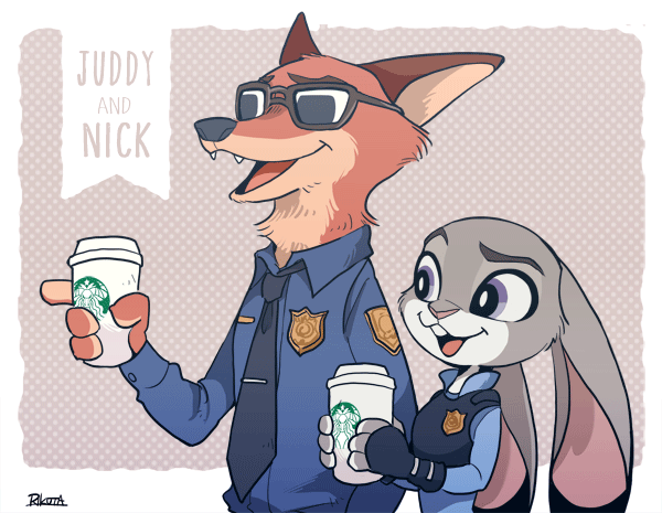 rikuta:If there is a Starbucks coffee in Zootopia? :)x3