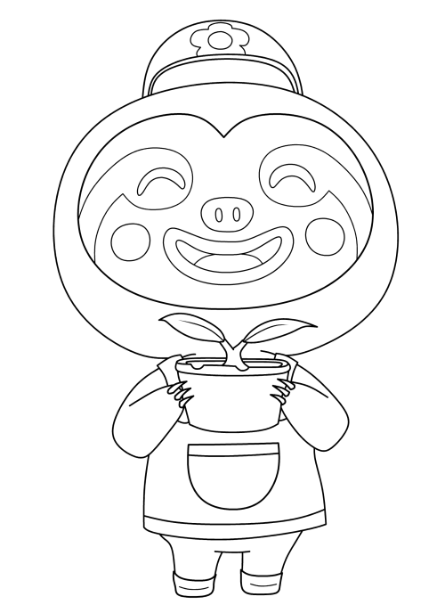 Animal Crossing New Horizons Coloring Pages Judy : New horizons for
