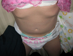 babytammysmith:  My Hello Kitty baby diaper