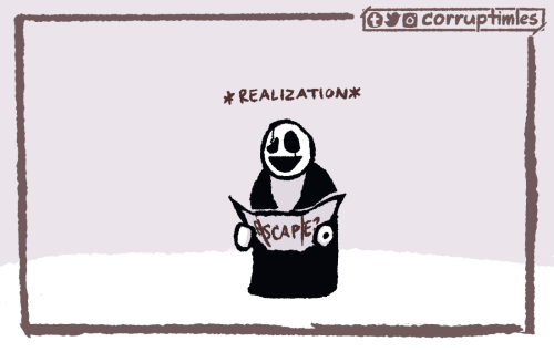 corruptimles:Gaster Escape Attempt #17: Don’t You Hate When You Miss Your Train