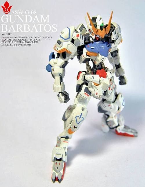 sawutwo:  (模型・プラモデル投稿SNS【MG-モデラーズギャラリー】ガンプラ｜AFV｜ジオラマ｜ - 1/144 HG Barbatos ver.Dree by Adree Adreanから)  