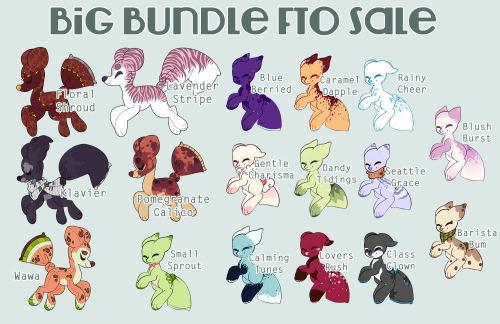 The Big Bundle FTO Sale has now gone live on DeviantArt!