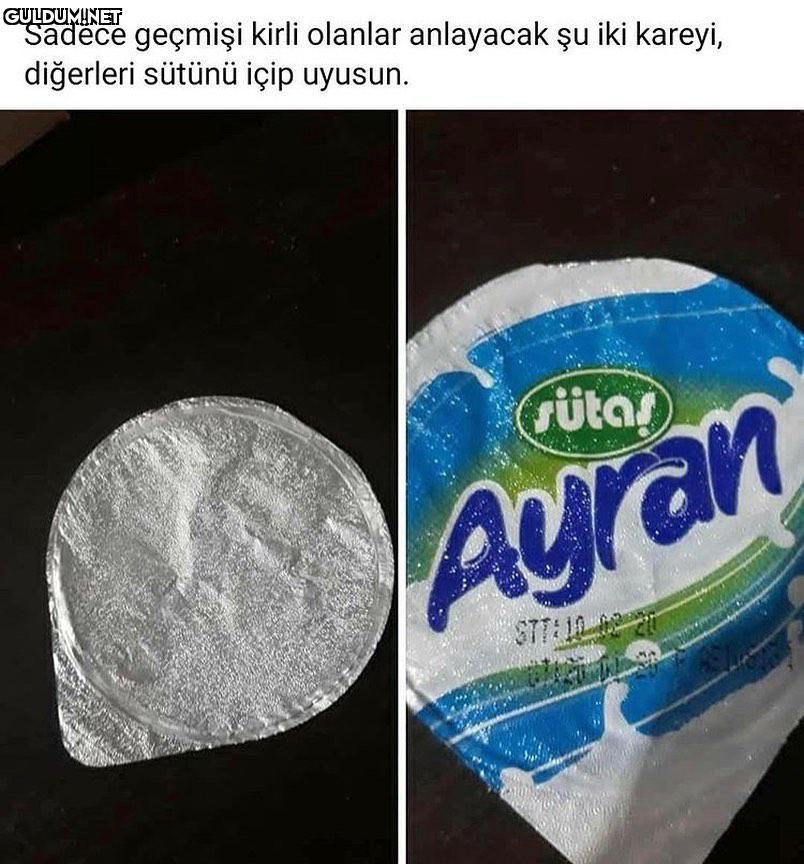 ayranı içen yoksa...