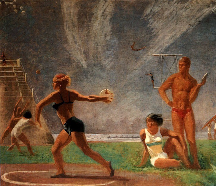 rjtyler:  Alexander Samokhvalov. At the stadium. 1935 