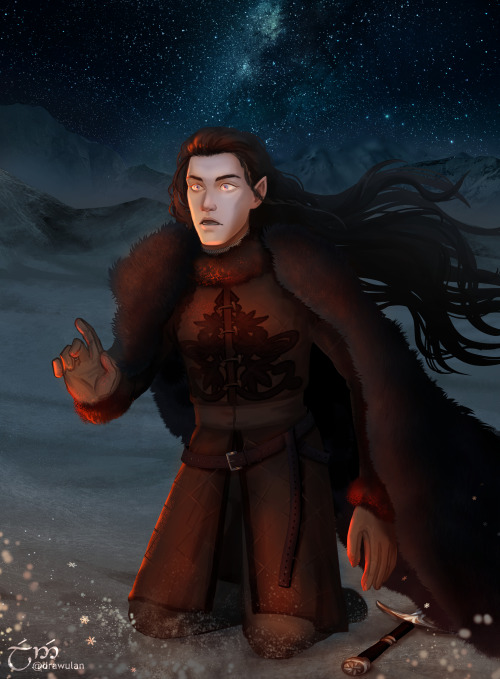 This utterly shocked Fingon was drawn for me by wonderful Drawulan.Check her Twitter and VK pages:ht