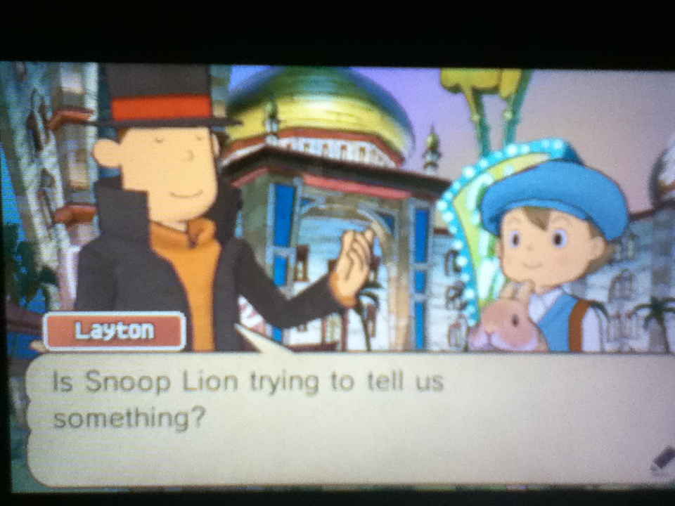 woahpunch:  fillemwithmidnight:  Speaking of Professor Layton  NO……. NO WAY 